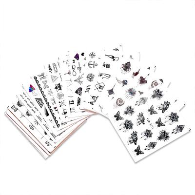 China Black Dreamy Cartoon Fashion Nail Art Stickers Catcher Watermark Stickers Nail Stickers Decoration for sale