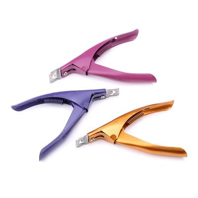 China Stainless Steel U One Word Nail Art Decoration DIY Nail Art Clipper Cutter Freeze Nail Cutters Professional UV False Tips for sale