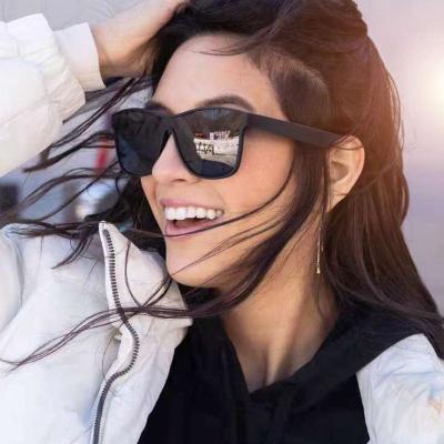 China Fashion Sunglasses 2022 New Square Polarized Sunglasses Men Women Shape Male Sun Glass Square Brand Design One Piece Glass Eyewear UV400 for sale