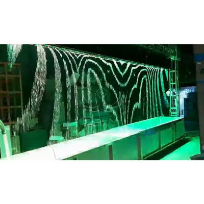 China Modern Exteriors Custom Design Plaza / Shopping Mall Digital Graphic Water Curtain for sale