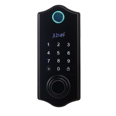 China Smart Digital Safe Biometric Fingerprint Deadbolt Keyless Entry Quality Price Guarantee D02 Door Lock for sale