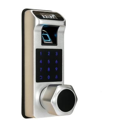 China Wholesale High Quality Security New Fingerprint Biometric Smart Door Lock Keyless Entry System Door Lock K1 for sale