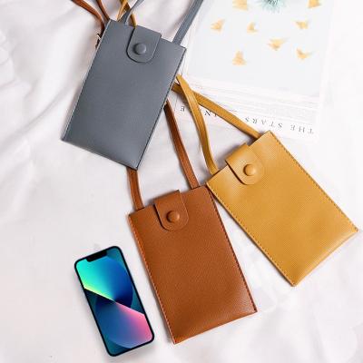 China Women's Mini Shoulder Bag Mini Phone PU Shoulder Bag Body Bag Small Shockproof Female Cross Shoulder for sale