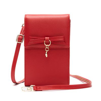 China - Wholesale Body/Shoulder Girls Fashion Red Pink Yellow Purse Cheap Mobile Cell Phone Shoulder Sling Bag Small Lady Cross - Cross Body Bag Women for sale