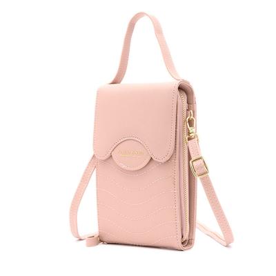 China Latest 2021 Latest 2021 Bag Stitched Bags Pink Red Black Yellow Sling Bag High Quality Leather Cute Body / Shoulder Cross Body Women Cross - Cross Body for sale