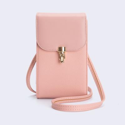 China High Quality Girls High Quality Women Black Pu Leather Purse Latest Red Rose Sling Bag New Fashion Ladies Cross - Body Cell Phone Shoulder Bag for sale