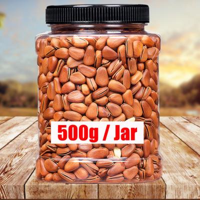 China Normal Wholesale OEM Jar 500g Grandgrain Open Pine Nuts Snacks Nuts and Fruit Dry Food for sale