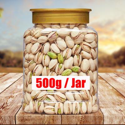 China OEM Low Fat Wholesale Jar 500g Pistachio Snacks Nuts And Fruit Dry Food for sale