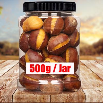 China OEM Wholesale Low Fat 500g Jar Chestnut Crispy Snacks Dehydrated Crispy Dried Fruits Vegetables for sale