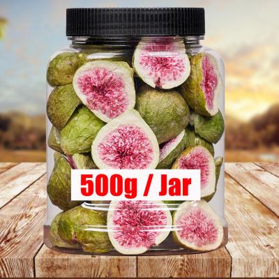 China OEM Wholesale Dried Jar 500g VF Freeze Dried Crispy Figs Chips Snacks Dehydrated Crispy Dried Fruits Vegetables for sale