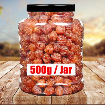 China Wholesale OEM Dry Jar 500g Candy and Canned Begonia Dried Fruit Sour Dried Fruit Food Snacks for sale