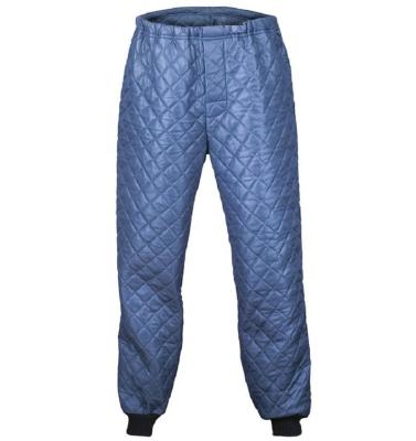 China New Design Hot Cold Sale Men's Large Production Size 3 Ply Embossed Knitted Padded Inner Quilted Thermal Pants for sale