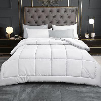 China Home All Season White Down Alternate Bedding Quilted Comforter With 4 Corner Tabs for sale