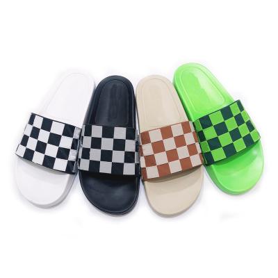 China High Quality Unique Custom Logo PVC Men's Cushioning Casual Slips Color Men's Slippers Slip Sandal for sale