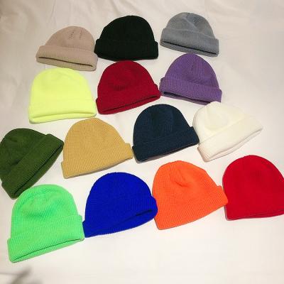 China Fashion JOINT Acrylic Winter Hats Skullcap/Wholesale Skullcap Custom Knit Acrylic Skullcap Hat for sale