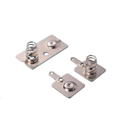 China PCB OEM Metal Steel AAA Battery Spring Connector for sale