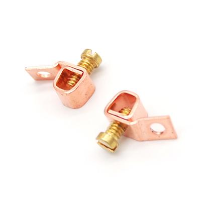 China Hongsheng Electronic Components Electrical Brass Parts Small Metal Accessory for sale