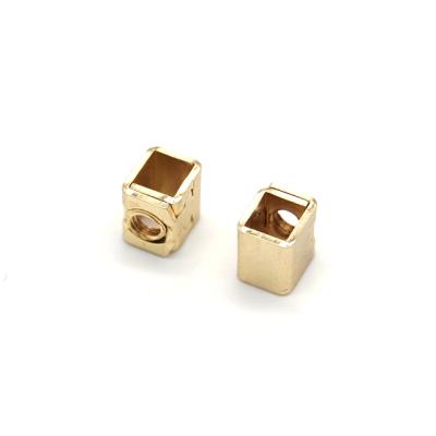 China Custom Brass Electronic Components Hongsheng OEM Terminal Flange Components for sale