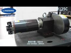 Adjustable 125mm Central Height Laser Chuck with 34mm Claw Stroke and 0-90mm Clamping Range