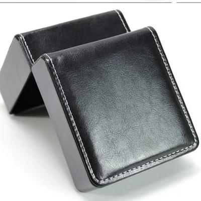 China Simple Custom Present Logo Luxury Pu Leather Single Wrist Watch Gift Presentation Box Storage Case Organizer Packaging for sale