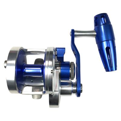 China New Straight Saltwater Straight Casting Fishing Jig Slow Reel Rod and Left Hand Reel Casting Big Game Reels for sale