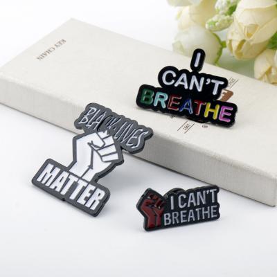 China custom china metal blm lapel pins enamel black lives matter lapel pin for sale