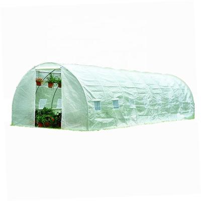 China 8x3m Poly Tunnel Greenhouses For Sale W300XD300XH200cm 140g/sqm PE Mesh fabric for sale