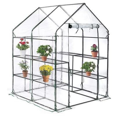 China Pvc Garden Greenhouse With 8 Shelves 155x140x200cm Sz-Tg3522 Lunghoh NATURE for sale