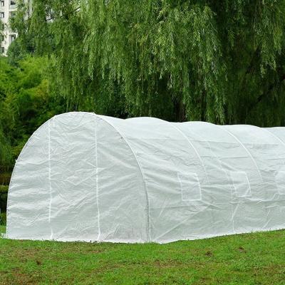 China galvanized steel tube 4.5x3x2m walking in greenhouse grow greenhouse white greenhouse for sale