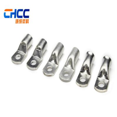 China JGY JGA JGB Copper Cable Crimp Connecting End Lug NC; ZHE 35MM CHCC stamped color hook, 10mm-400mm (customer decide) for sale