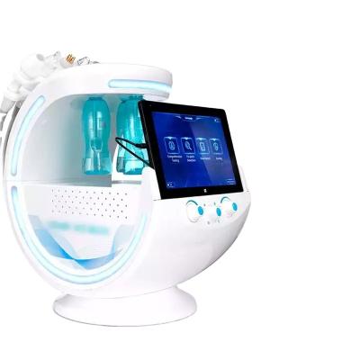 China Pigment Removal 7 in 1 Ice Blue Smart Analyzer Diamond Hydra Dermabrasion Facial Aquafacial Multifunction Facial Machine for sale