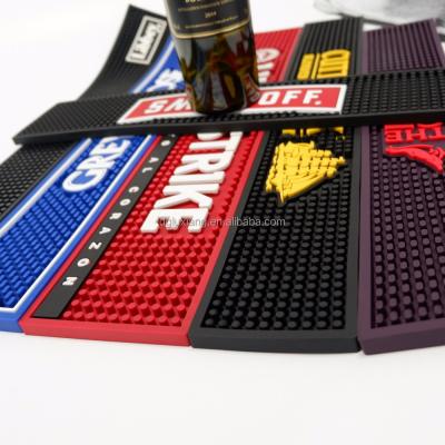 China Disposable pvc 3d bar mat branded bar mats led bar mat, bar mat for sale