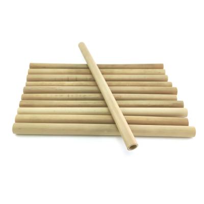 China Home Drinking Straws Party Sustainable Bamboo Reusable Bar Kitchen Drinking Straws And Clean Brush for sale