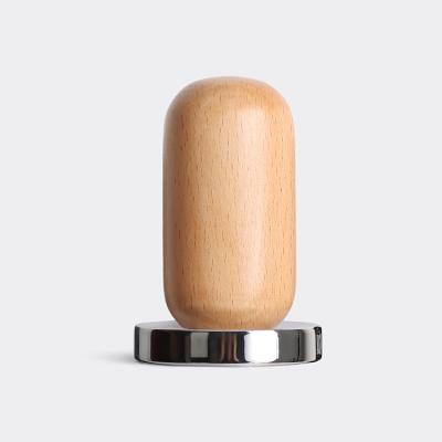 China Modern Wholesale Wooden Handle Coffee Tools 58mm Coffee Tamper for sale