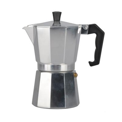 China Home Office 2021 Classic Moka Pot Stove Moka Pot Stove Maker Amazon Espresso Vendor Mocha Pot Aluminum Viable Use 100ML 2-Cups for sale