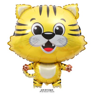 China Birthday Party Decor Cute New Arrival Cartoon Foil Balloon Tigers Helium Balloon For Party Decoration for sale