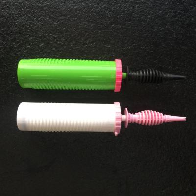 China Toy Portable Manual Sample Plastic Mini Pump Handle Balloon Inflatable promotional prop for decoration for sale