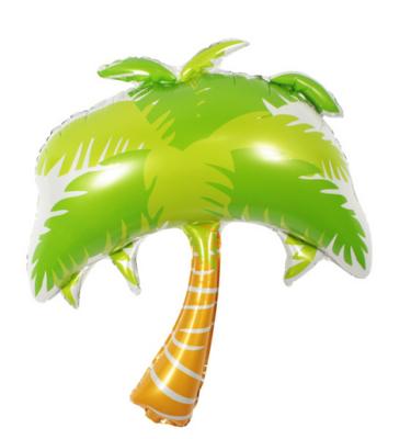 China Wholesale Birthday /Wedding Party Decor/Gifts Hawaii Coconut Tree Shaped Party Kids Favor Foil Helium Balloons for sale