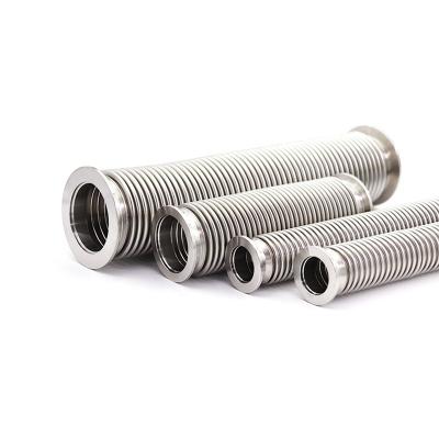 China Liquids Stainless Steel Vacuum Tube Bellows For KF16 KF25 KF40 K50 ISO Flexible Hose for sale