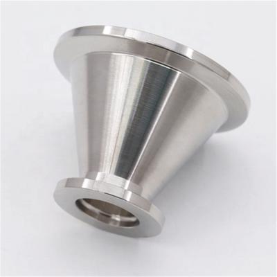 China Reducer 304 KF40-KF16 Stainless Steel Machinery Adapter Tapered Flange Straight Tapered Reducer for sale