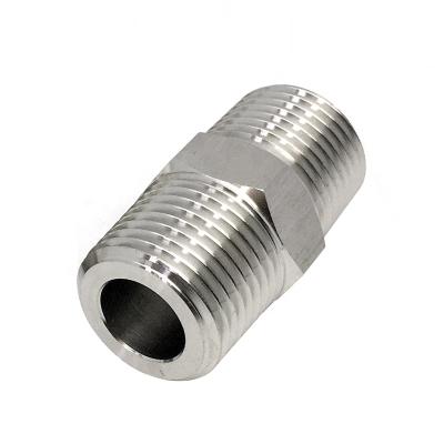 China Hose Lines Connect 1/4 Inch Butt NPT Thread 304/316 Stainless Steel Male Adapter Fittings for sale