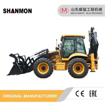 China 2.5 Ton 4*4 Drive Construction Works Backhoe Loader Earth Moving Machinery for sale