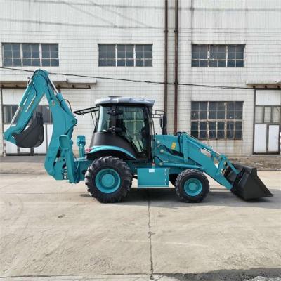 China Bouwwerkzaamheden 4×4 Compact Loader Backhoe Te koop