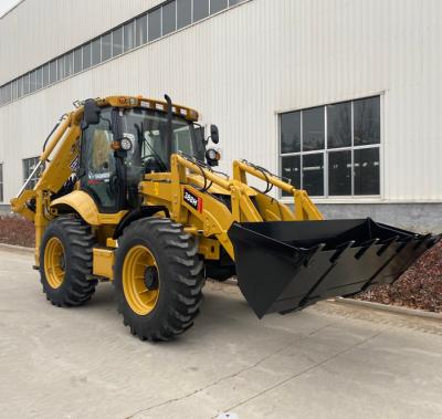 中国 10.6Ton 4CX Backhoe Loader:SHANMON388H Sturdy And Flexible Earth Moving Equipment 販売のため