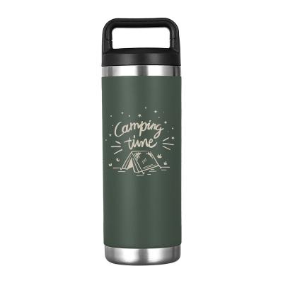 China Durable Outdoor Travel Thermos Bottle Vacuum 304 Stainless Steel BPA Free Flask With Lid Portable Water Cup for sale