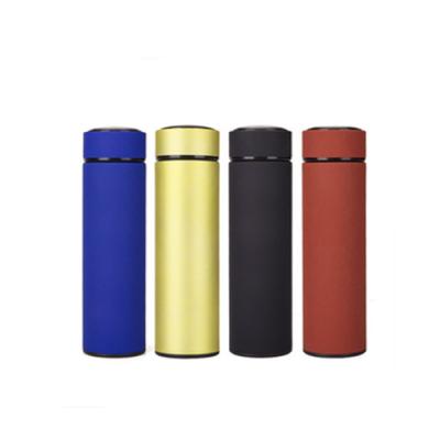 China Viable Custom Logo Thermal Vacuum Termos Flask Drink Bottle With Tea Filter for sale