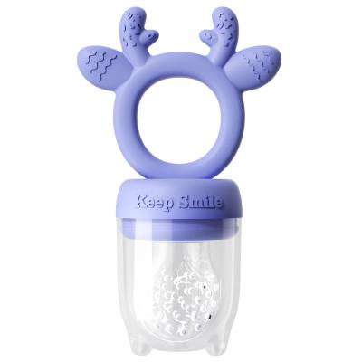 China BPA Free Safety Fresh Food Baby Nipples Fresh Fruit Nibbler Chew Fruit Nipples Infant Feeding Toys Feeder Grinder for sale