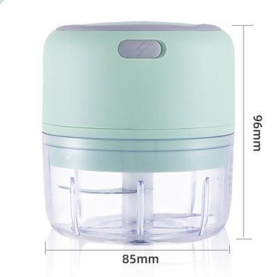 China Cordless Portable Chopper Processor Electric Mini Garlic Chopper 100 Baby Food 250ML Chopper Slicer for Fruit Vegetable Meat for sale