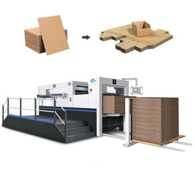 China MHC-BLC Series Printing Magazines Semi-automatic Die-cutting And Creasing Machine For Corrugated Cardboard for sale