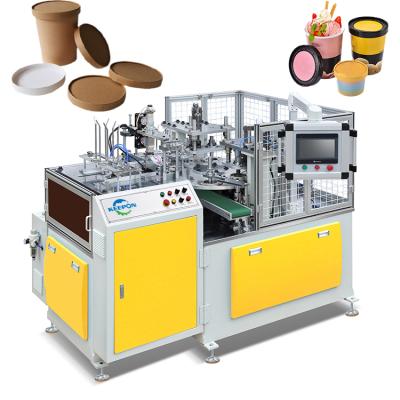 China Printing Stores New Full Automatic High Speed ​​Double Layer Disposable Paper Lid Making Machine for sale